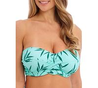 Fantasie Luna Bay Twist Bandeau Bikini Top Glacier Turquoise 36G
