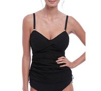Fantasie Ottawa Underwired Twist Front Tankini Top - Black - 34D