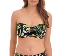 Fantasie Palm Valley Bandeau Bikini Top - Black - 34E