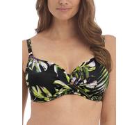 Fantasie Palm Valley Full Cup Bikini Top In Black Black 44D