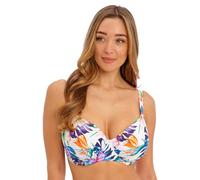 Fantasie Paradiso Gathered Full Cup Bikini Top Multicoloured Blue 34F
