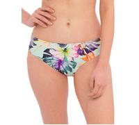Fantasie Womens Paradiso Mid Rise Bikini Brief - Blue Polyamide - Size Small