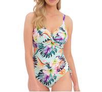 Fantasie Paradiso Twist Front Adjustable Leg Swimsuit Soft Mint Blue 40F