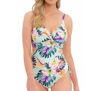 Fantasie Paradiso Twist Front Adjustable Leg Swimsuit Soft Mint Blue 32E