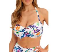 Fantasie Womens Paradiso Twist Bandeau Bikini Top - Blue Polyamide - Size 32D