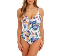 Fantasie Paradiso Twist Front Adjustable Leg Swimsuit In Blue Blue