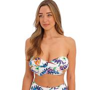 Fantasie Paradiso Underwired Twist Bandeau Bikini Top White