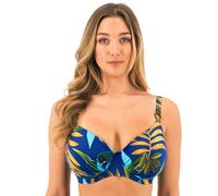 Fantasie Pichola Gathered Full Cup Bikini Top - Tropical Blue - 32E