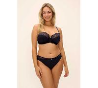 Fantasie Women's Reflect Underwire Side Support Bra Full Coverage, Semi-Sheer NA, Black, 32DD