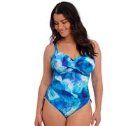 Fantasie Saunton Sands Underwired Twist Front Swimsuit - Dazzling Blue - 40DD