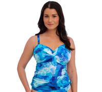 Fantasie Saunton Sands Underwired Twist Front Tankini Top - Dazzling Blue - 32F