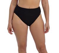 Fantasie Swim Women's Beach Waves High Waist Bikini Brief, Black, Medium