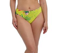 Fantasie Swim Women's Cala Macarella Mid Rise Bikini Brief Bottoms, Zest, X-Large