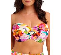 Fantasie Swim Women's Iguazu Falls Underwire Twist Bandeau Bikini Top, Multi, 36F