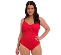 Fantasie Swim Women's Ottawa Underwire Twist Front Swimsuit One Piece, Bright Red, 38E