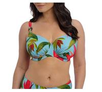Fantasie Swim Women's Pichola Underwire Gathered Full Cup Bikini Top, Aqua, 42F