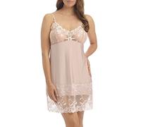Fantasie Women's Aubree Chemise Nightgown, Semi-Transparent, Natural Beige, Large