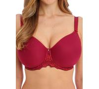 Fantasie Womens Aubree Moulded Spacer Bra - Red Polyamide - Size 40F