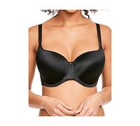 Fantasie Women's Aura Moulded Underwire Seamless T-Shirt Bra, Black, 34F