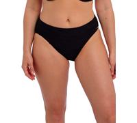 Fantasie Women's Beach Waves Textured High Leg Bikini Bottoms - XL - Black, Black,Cream