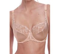 Fantasie Balcony Bra Belle Floral Lace Underwire Nude 30D