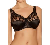 Fantasie Women's Balcony Underwire Bra Belle – Floral Lace, Polyester – Black 38HH