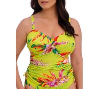 Fantasie Womens Cala Macarella Twist Front Tankini Top - Green Polyamide - Size 32H