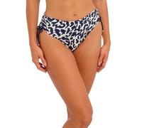 Fantasie Women's Hope Bay Mid Rise Bikini Brief in Blue | Size: 12 Fantasie Blue 12