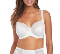 Fantasie Women's Illusion Underwire Side Suport Bra Full Coverage, Sheer, White, 30J US