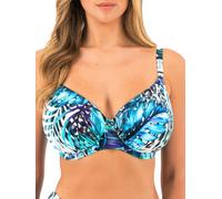 Fantasie Womens Kabini Oasis Full Cup Bikini Top - Blue Polyamide - Size 34E