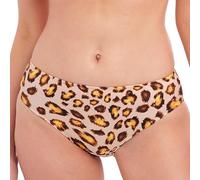 Fantasie Women's Kabini Oasis Mid Rise Bikini Brief Bottoms, Beige, S