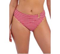 Fantasie Womens Koh Lipe Mid Rise Bikini Brief - Radiant Red Elastane - Size 2XL