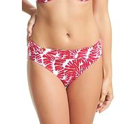 Fantasie Womens Lanai Mid-Rise Swim Brief, XS, Rose Red