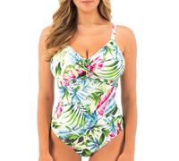 Fantasie Womens Langkawi Twist Front Swimsuit - White Polyamide - Size 32FF