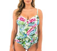 Fantasie Womens Langkawi Twist Front Tankini Top - White Polyamide - Size 32E