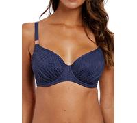 Fantasie Women's Marseille Underwire Gathered Full Cup Bikini Top, Twilight, 3 8F US