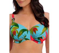 Fantasie Womens Pichola Full Cup Bikini Top - Blue Polyamide - Size 34E