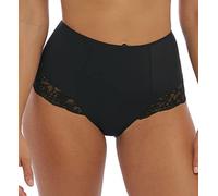 Fantasie Women's Reflect High Waist Brief Bikini Style Underwear, Black, S