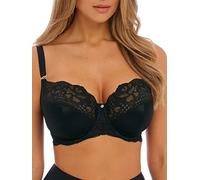 Fantasie Women's Reflect Underwire Side Support Bra Full Coverage, Semi-Sheer NA, Black, 32DD