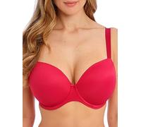 Fantasie Women's Smoothease Underwire Molded T-Shirt Bra, Opaque, Red, 34DD