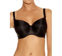 Fantasie Womens Smoothing Moulded T-Shirt Bra - Black Cotton - Size 34H