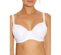 Fantasie Womens Smoothing Moulded Balcony Bra - White Polyamide - Size 34DD