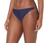 Fantasie Women's Standard Long Island Mid Rise Tab Side Bikini Bottom, Ink, XS
