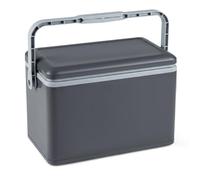 FANTASK 12 Litre Cool Box, Mobile Cool Box without Electricity with PU Full Foam Insulation, Insulated Box up to 2-3 Days Cooling for Camping, Picnic & Festivals (Dark Grey)