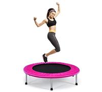 FANTASK 97 cm Mini Trampoline, Fitness Trampoline, Foldable, Children's Trampoline up to 150 kg Load Capacity