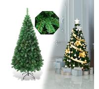 FANTASK Artificial Christmas Trees, PVC and metal, Green, 240 cm