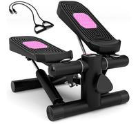 FANTASK Mini Stepper up to 100 kg, Up-Down Swing Stepper with Adjustable Resistance & LCD Display, Twist Stepper for Home & Office