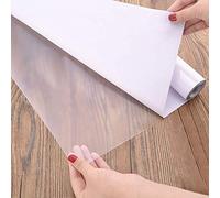 Fantasnight Sticky Back Plastic Clear Book Covering Self Adhesive Vinyl Film Transfer Paper Waterproof Oilproof Peel and Stick Wallpaper 30X150cm Transparent Protective Kitchen Backsplash DIY