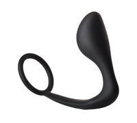 FantASStic Anal Plug with Cock Ring Prostate Butt Probe Penis Erection Enhancer