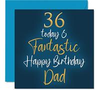 Fantastic 36th Birthday Cards for Dad, 36 Today & Fantastic